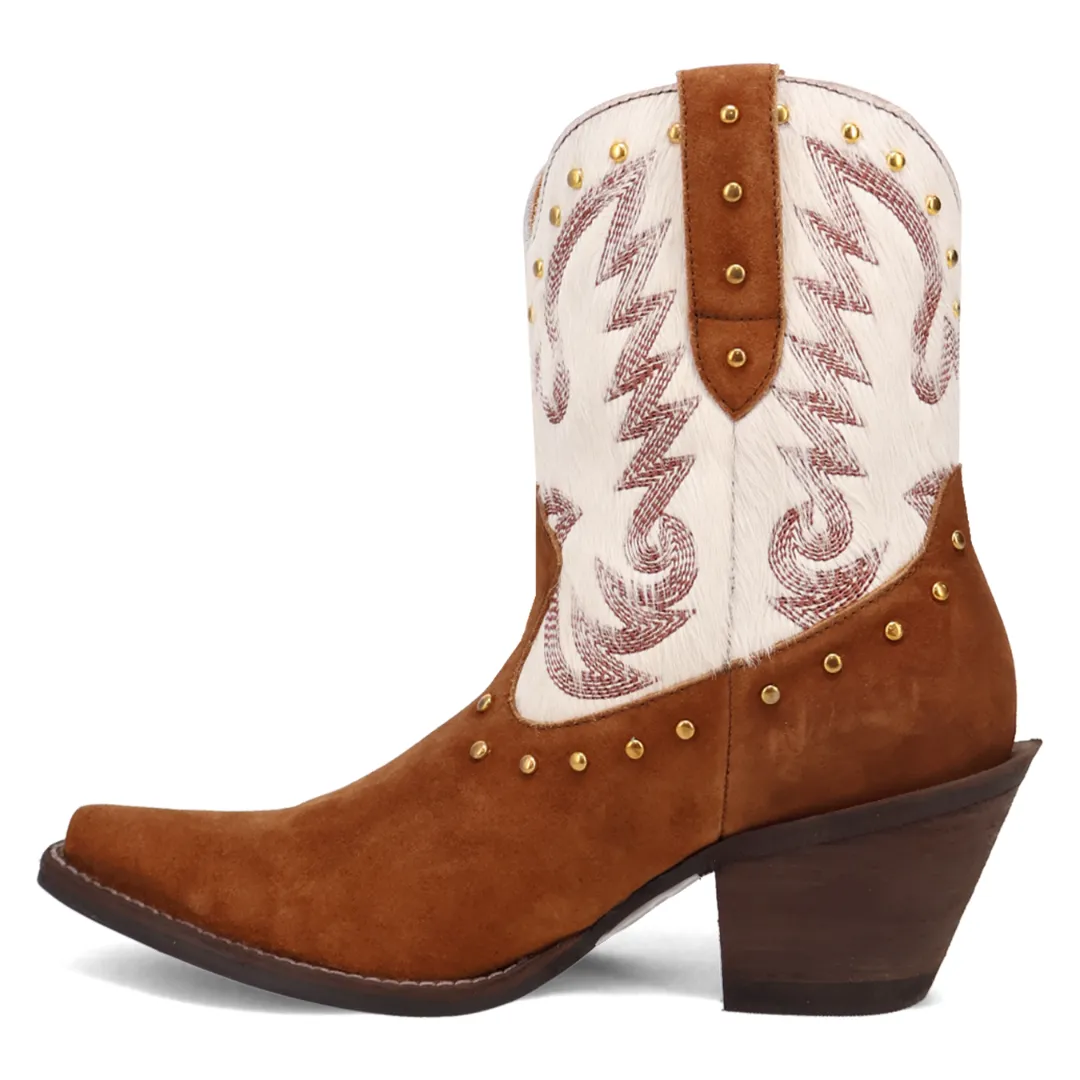 Online Exclusive | Dingo | Rodeo Queen Suede Leather Bootie in Brown ** PREORDER
